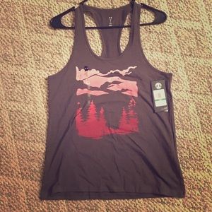 Under Armour dark grey muscle tee